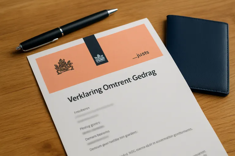 Alles wat je moet weten over de verklaring omtrent gedrag